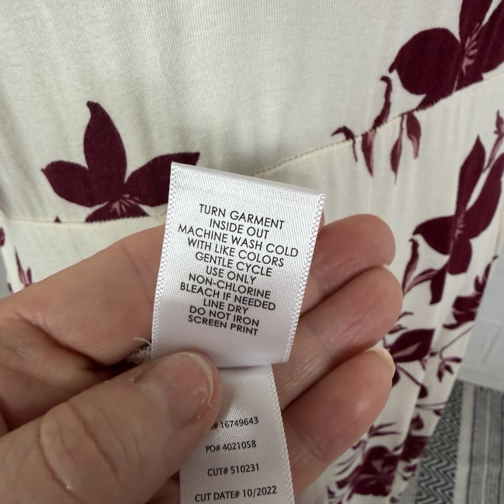 Torrid Super Soft Knit Dress Plus Size 1X Floral Soft Stretch Tropical Romantic - Picture 9 of 12